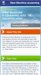 Mobile Screenshot of newmuslims.com